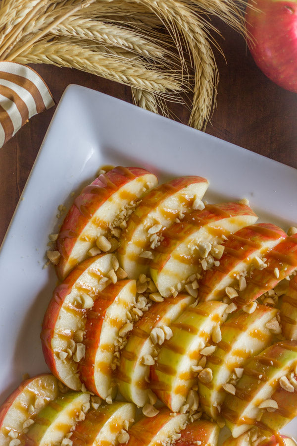 Candied Caramel Apple Slices